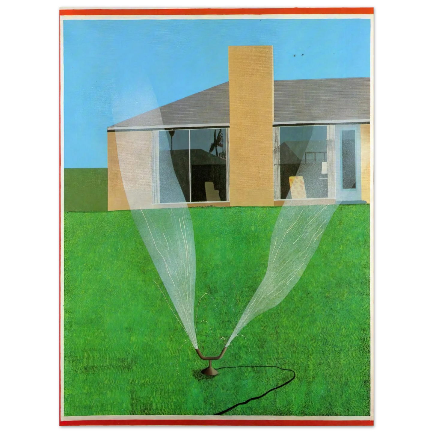 David Hockney - David Hockney Wall art - 40x40 cm / 16x16 inches - Fine Art Poster-canvas - -