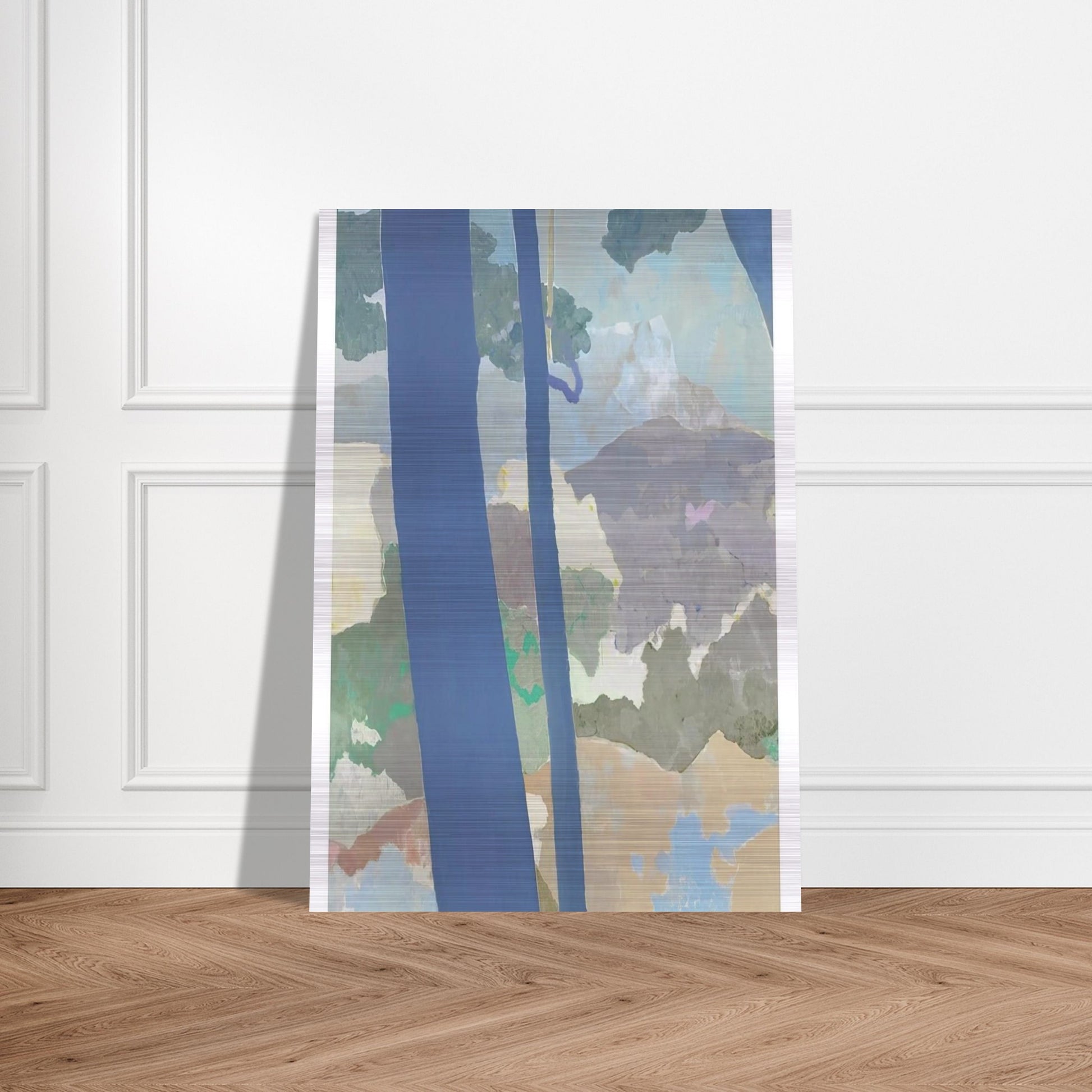 Landscape - Abstract Expressionism - Kenzo Okada Brushed Aluminum Print - 70x100 cm / 28x40 inches | Kenzo Okada Aluminum Print | Kenzo Okada Prints
