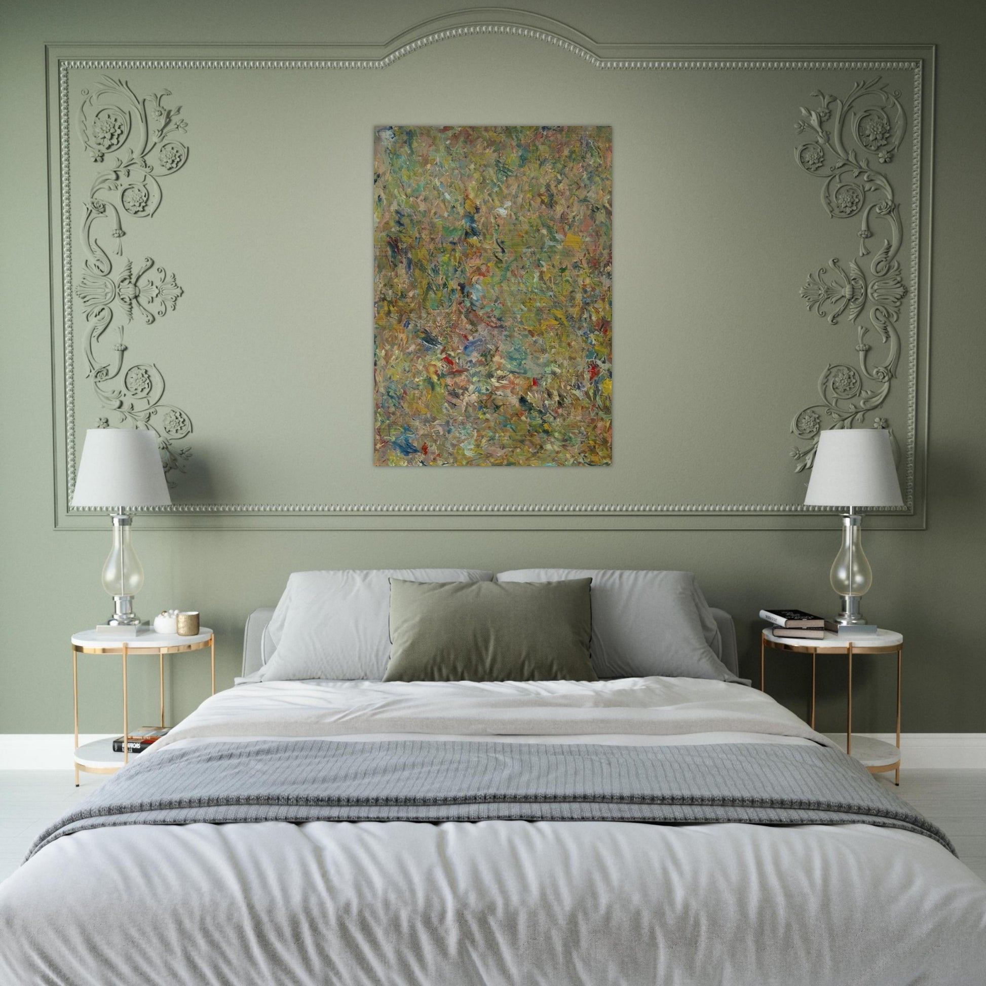 UNTITLED 1960 1 - Milton Resnick Brushed Aluminum Print - 70x100 cm / 28x40 inches | Milton Resnick Aluminum Print | Milton Resnick Prints