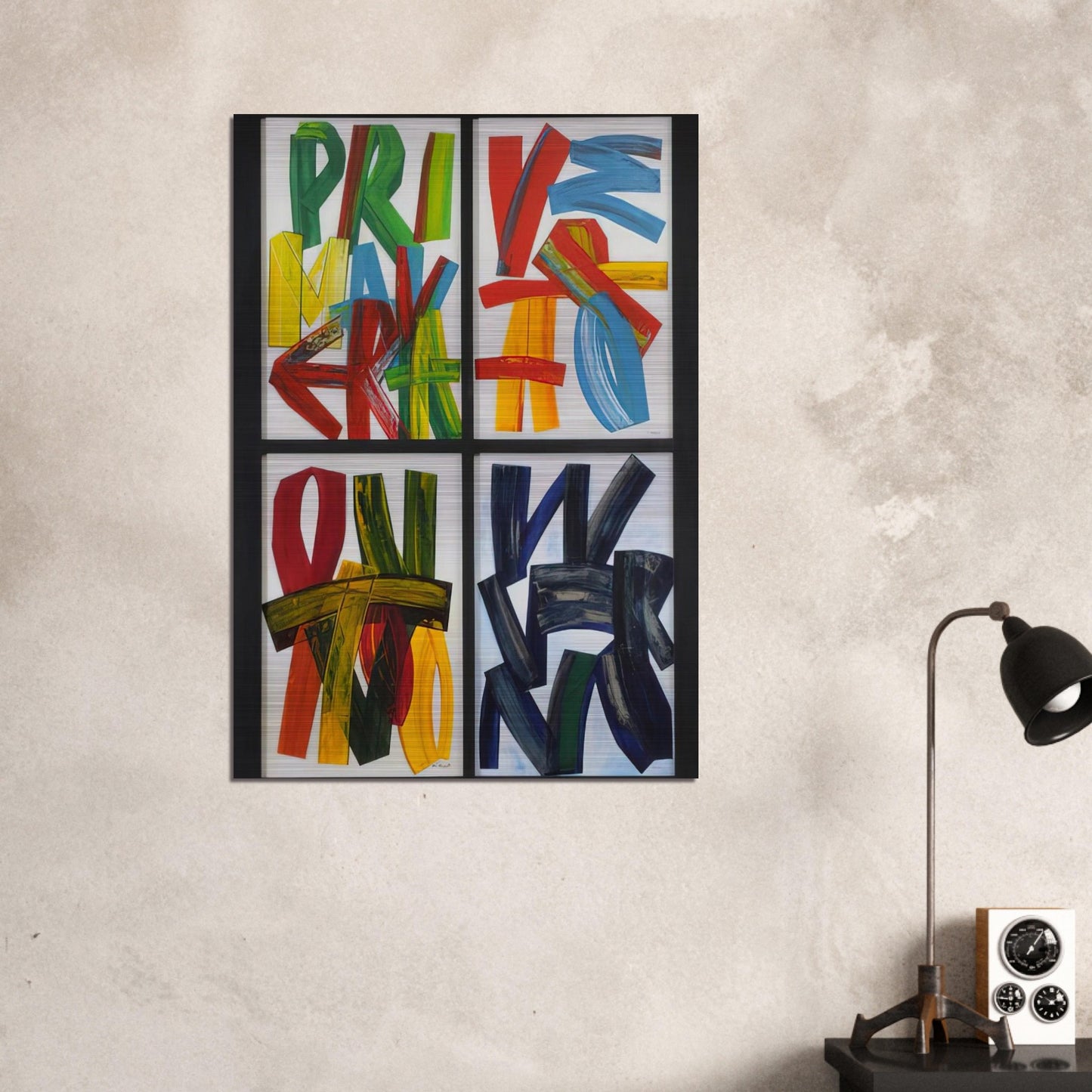 Four Seasons - 1989 - Joao Vieira Brushed Aluminum Print - 70x100 cm / 28x40 inches | Joao Vieira Aluminum Print | Joao Vieira Prints
