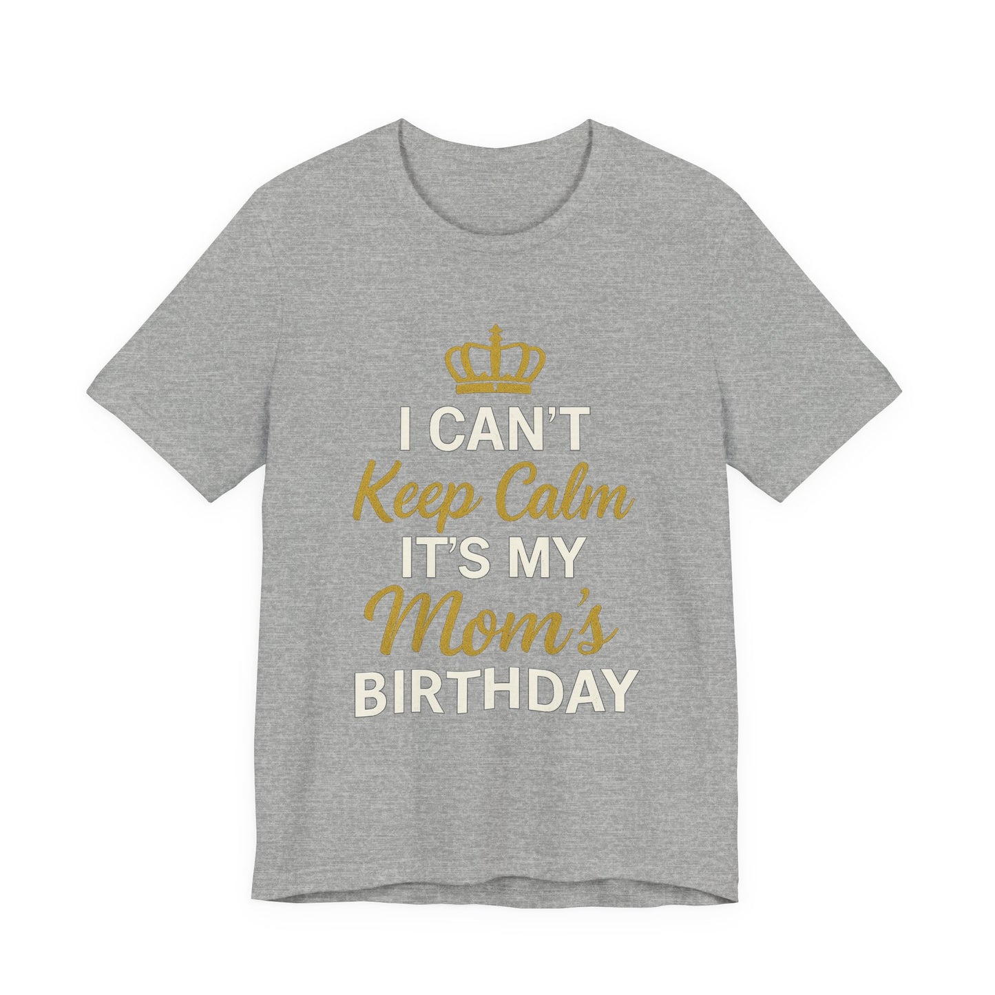 Je ne peux pas rester calme, c'est l'anniversaire de ma mère.