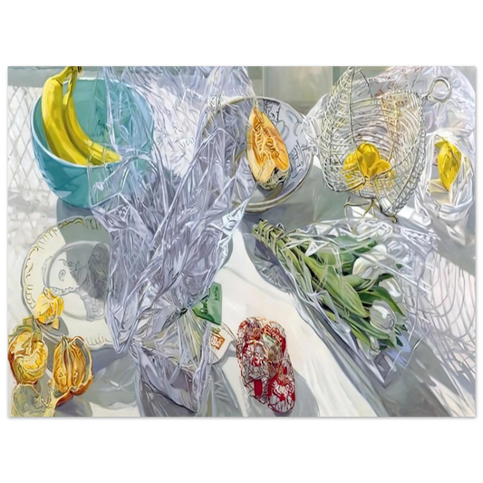 Janet Fish - WHITE TULIPS 1999  75x100 cm / 30x40inches Fine Art Poster