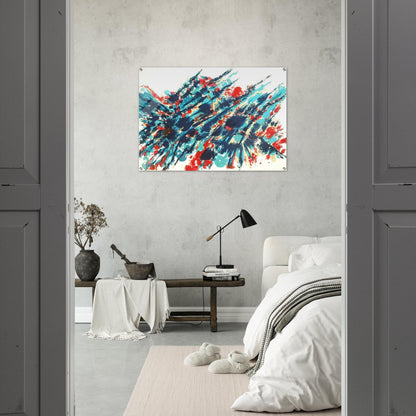 Le Sang et l’eau - 1978 - Alfred Manessier Acrylic Print - 70x100 cm / 28x40″ inches