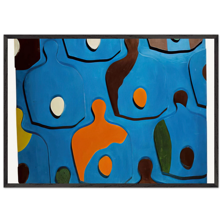 gg Board - Jean Arp 70x100 cm / 28x40 inches Framed Art Print – Black Wooden Frame