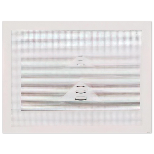 Nasreen Mohamedi - Untitled - 1980  75x100 cm / 30x40inches Fine Art Poster