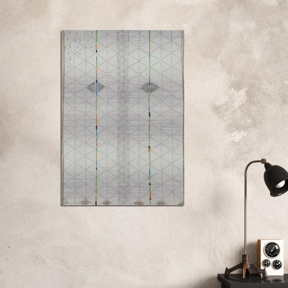 Untitled 1 - 1984 - Bruno Munari Brushed Aluminum Print - 70x100 cm / 28x40 inches | Bruno Munari Aluminum Print | Bruno Munari Prints