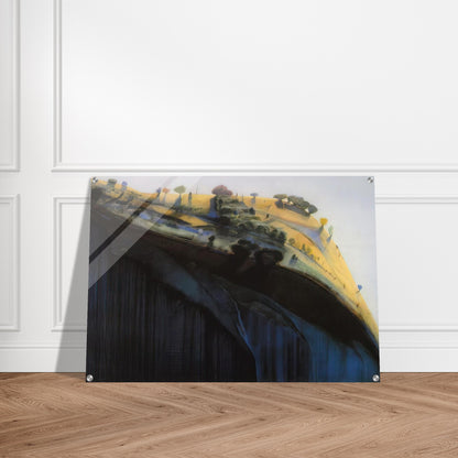 Coloma Ridge - 1968 - Wayne Thiebaud Acrylic Print - 70x100 cm / 28x40″ inches
