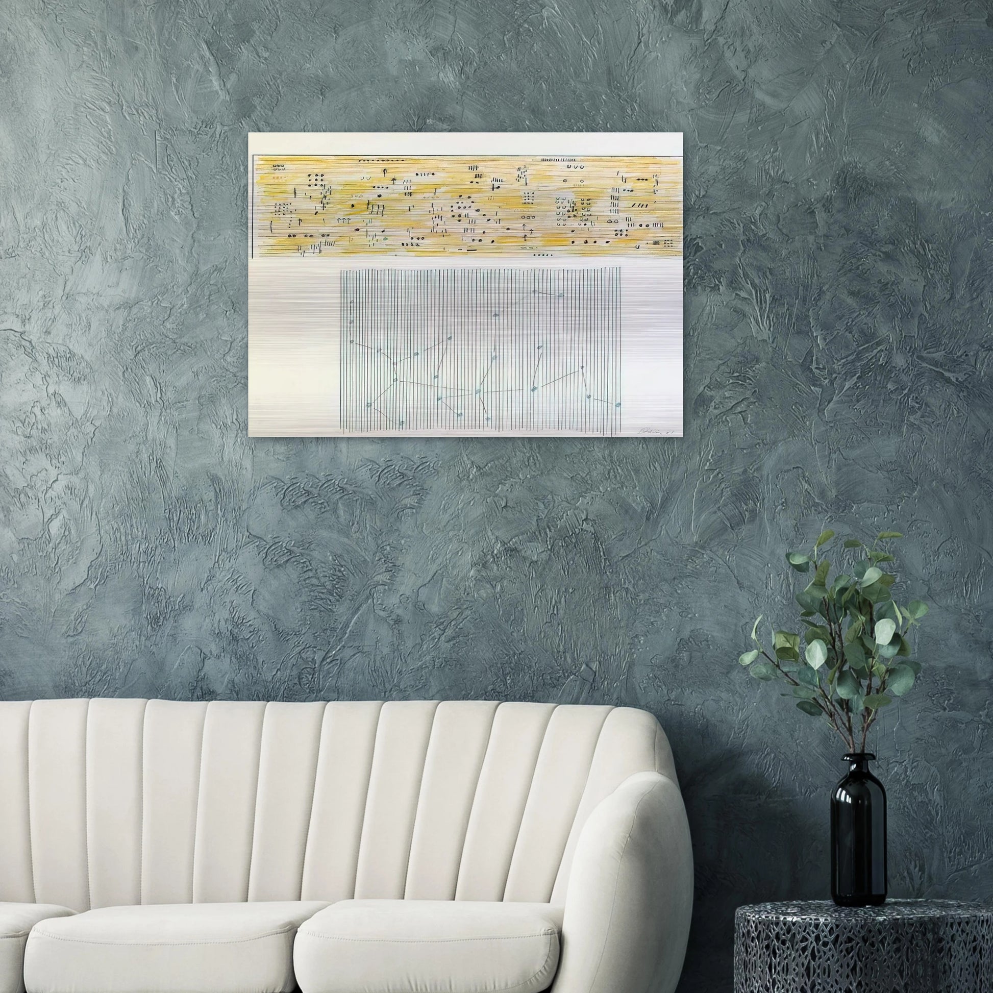 Islam - 1981 - Gene Davis Brushed Aluminum Print - 70x100 cm / 28x40 inches | Gene Davis Aluminum Print | Gene Davis Prints