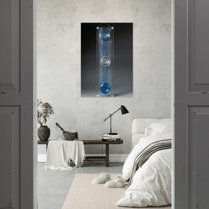 Untitled - Kinetic Art - Gyula Kosice Brushed Aluminum Print - 70x100 cm / 28x40 inches | Gyula Kosice Aluminum Print | Gyula Kosice Prints