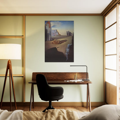 SHADES OF NIGHT DESCENDING - Salvador Dali Brushed Aluminum Print - 70x100 cm / 28x40 inches | Salvador Dali Aluminum Print | Salvador Dali Prints