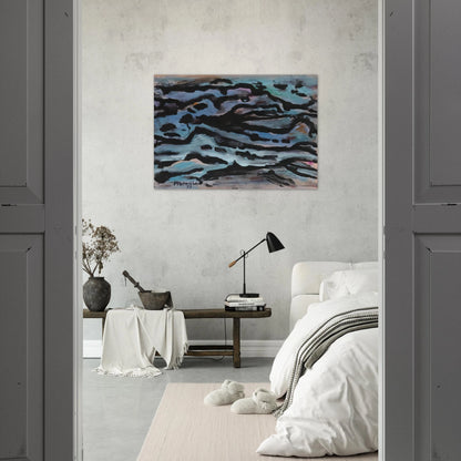 Composition - 1959 - Alfred Manessier Brushed Aluminum Print - 70x100 cm / 28x40 inches | Alfred Manessier Aluminum Print | Alfred Manessier Prints