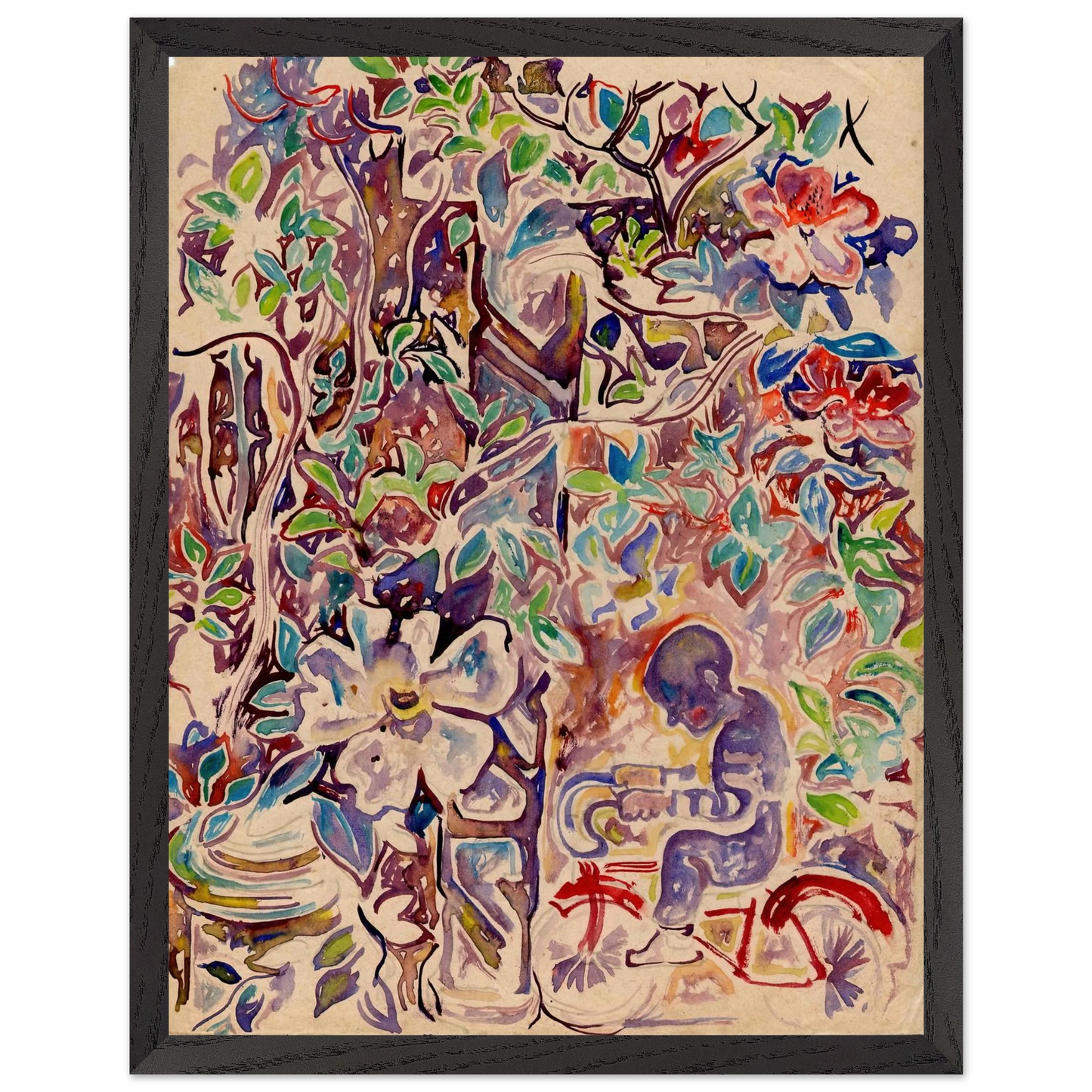 Walter Inglis Anderson - Walter Anderson Wall art - 28x43  cm / XL (11x17 inches) - Fine Art Poster-canvas - -
