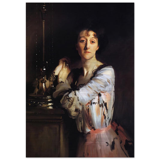 Mrs Charles Russell - John Singer Sargent Brushed Aluminum Print - 70x100 cm / 28x40 inches | John Singer Sargent Aluminum Print | John Singer Sargent Prints