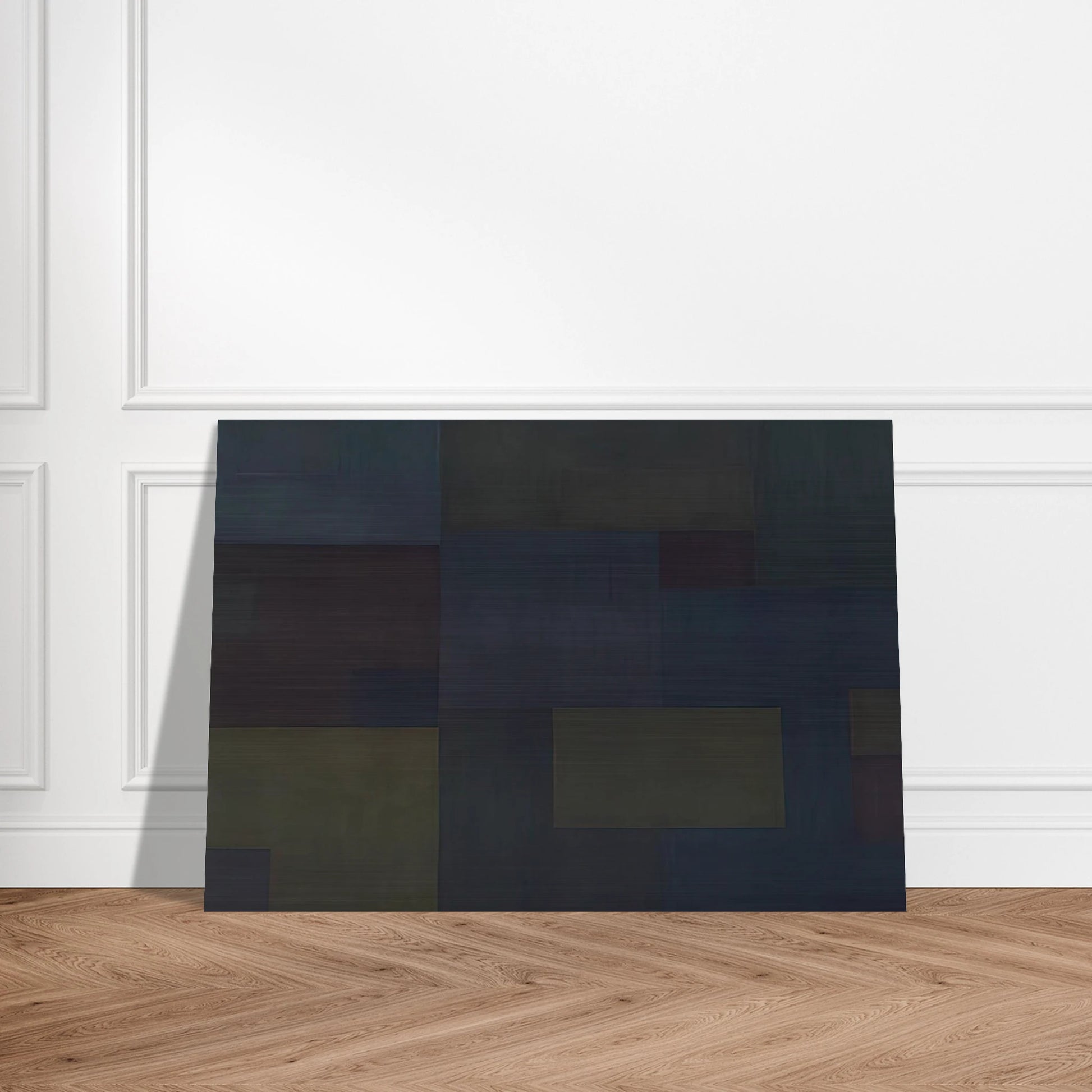 Number 17 - 1953 - Ad Reinhardt Brushed Aluminum Print - 70x100 cm / 28x40 inches | Ad Reinhardt Aluminum Print | Ad Reinhardt Prints