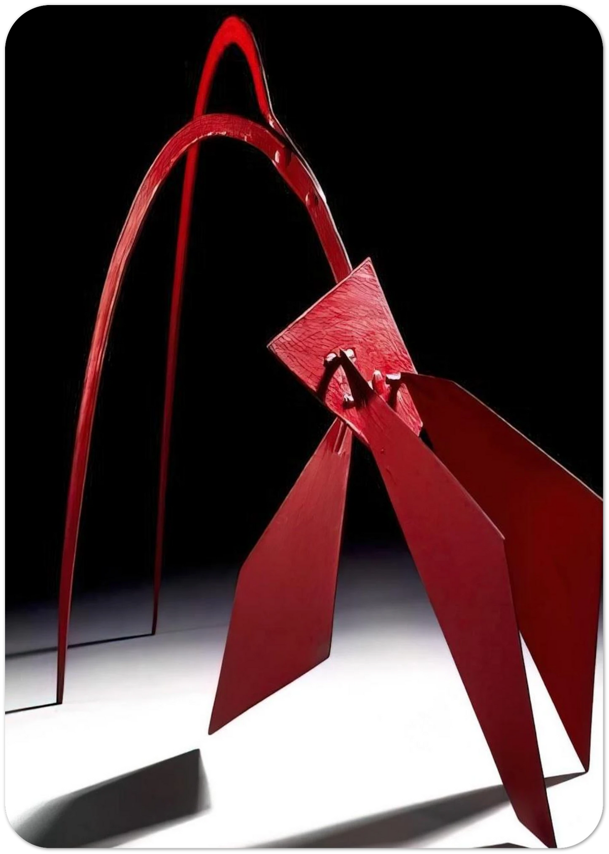 MAQUETTE FOR FLAMINGO 1972 By Alexander Calder Pack of 10 Post Cards | Alexander Calder Post Cards | A6 (10.5 x 14.8 cm) - 4.1 x 5.8 inches
