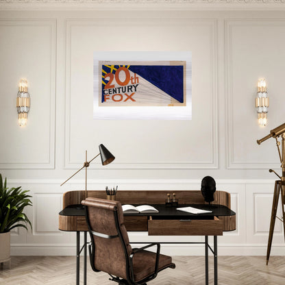 TRADEMARK 7 1962 - Edward Ruscha Brushed Aluminum Print - 70x100 cm / 28x40 inches | Edward Ruscha Aluminum Print | Edward Ruscha Prints