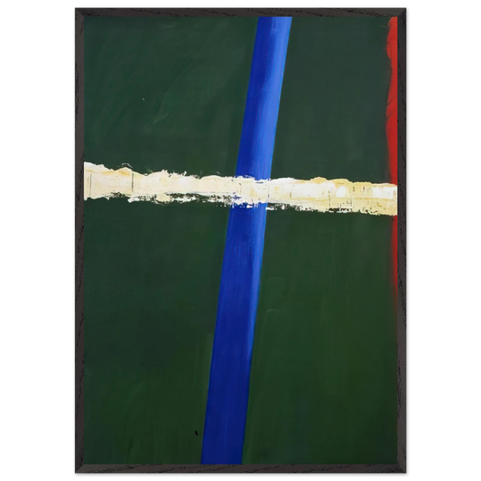 Steek 1 - 2005 N2 - Raoul De Keyser 70x100 cm / 28x40 inches Framed Art Print – Black Wooden Frame