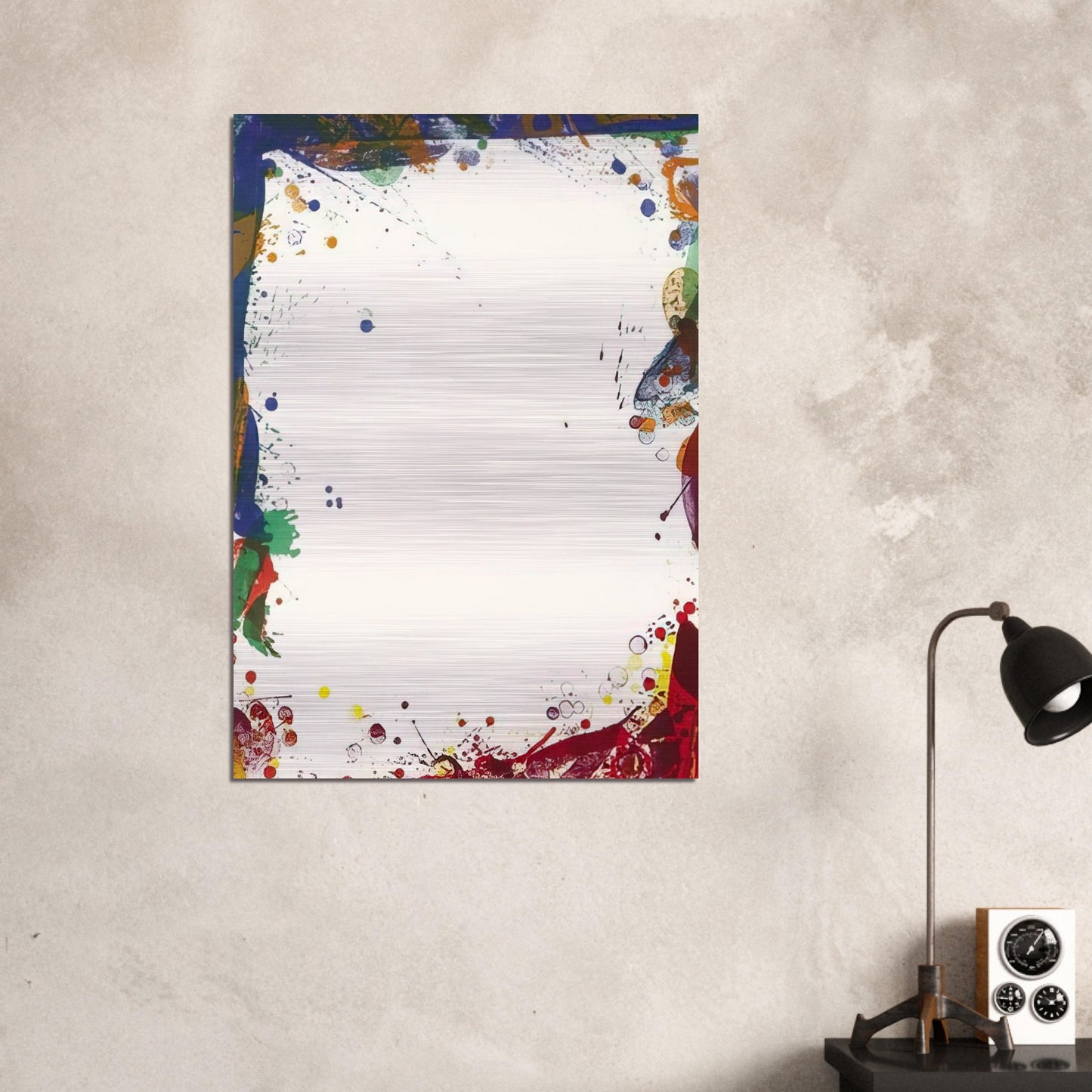 Sulfur Sails - Sam Francis Brushed Aluminum Print - 70x100 cm / 28x40 inches | Sam Francis Aluminum Print | Sam Francis Prints