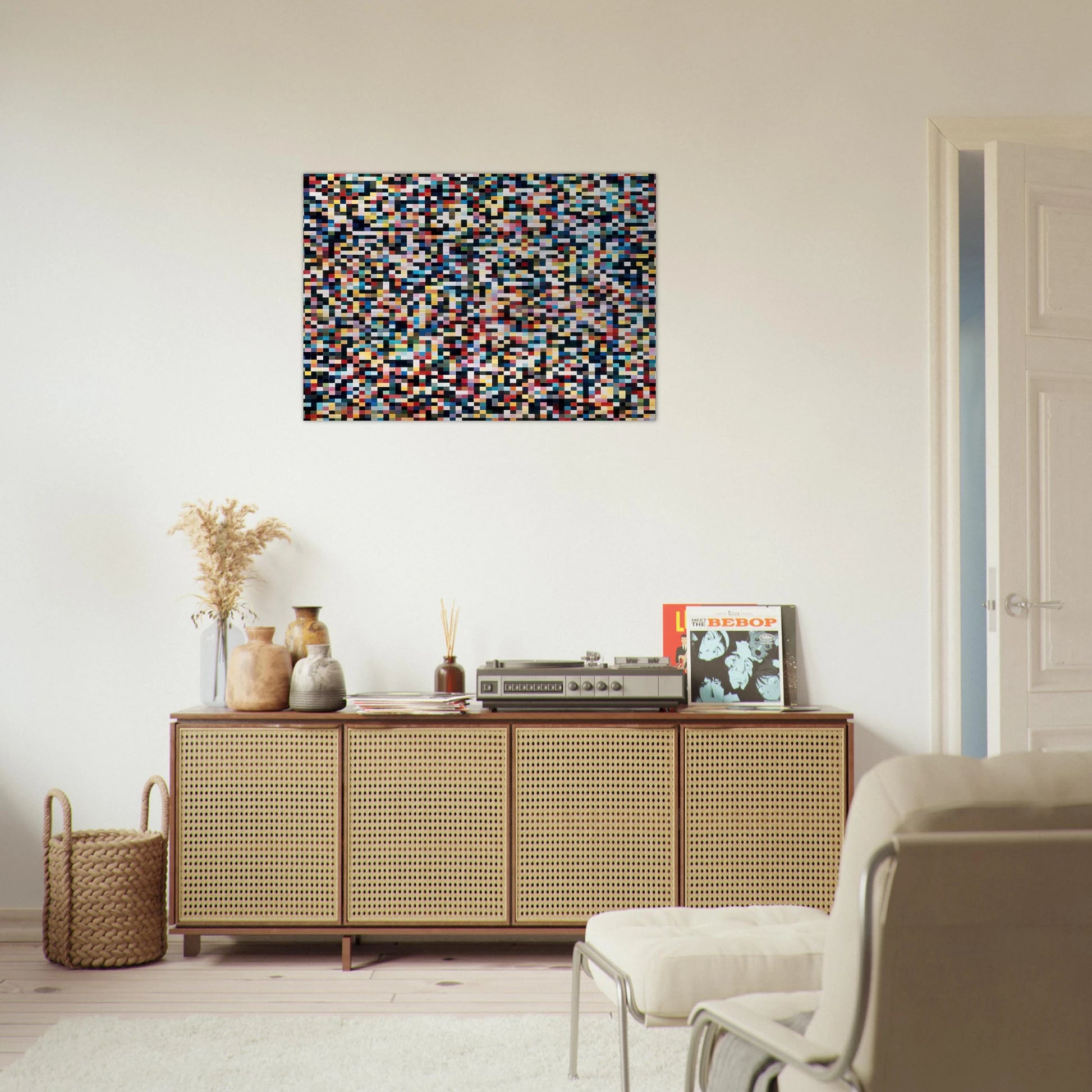 4096 COLOURS 1974 - Gerhard Richter Brushed Aluminum Print - 70x100 cm / 28x40 inches | Gerhard Richter Aluminum Print | Gerhard Richter Prints