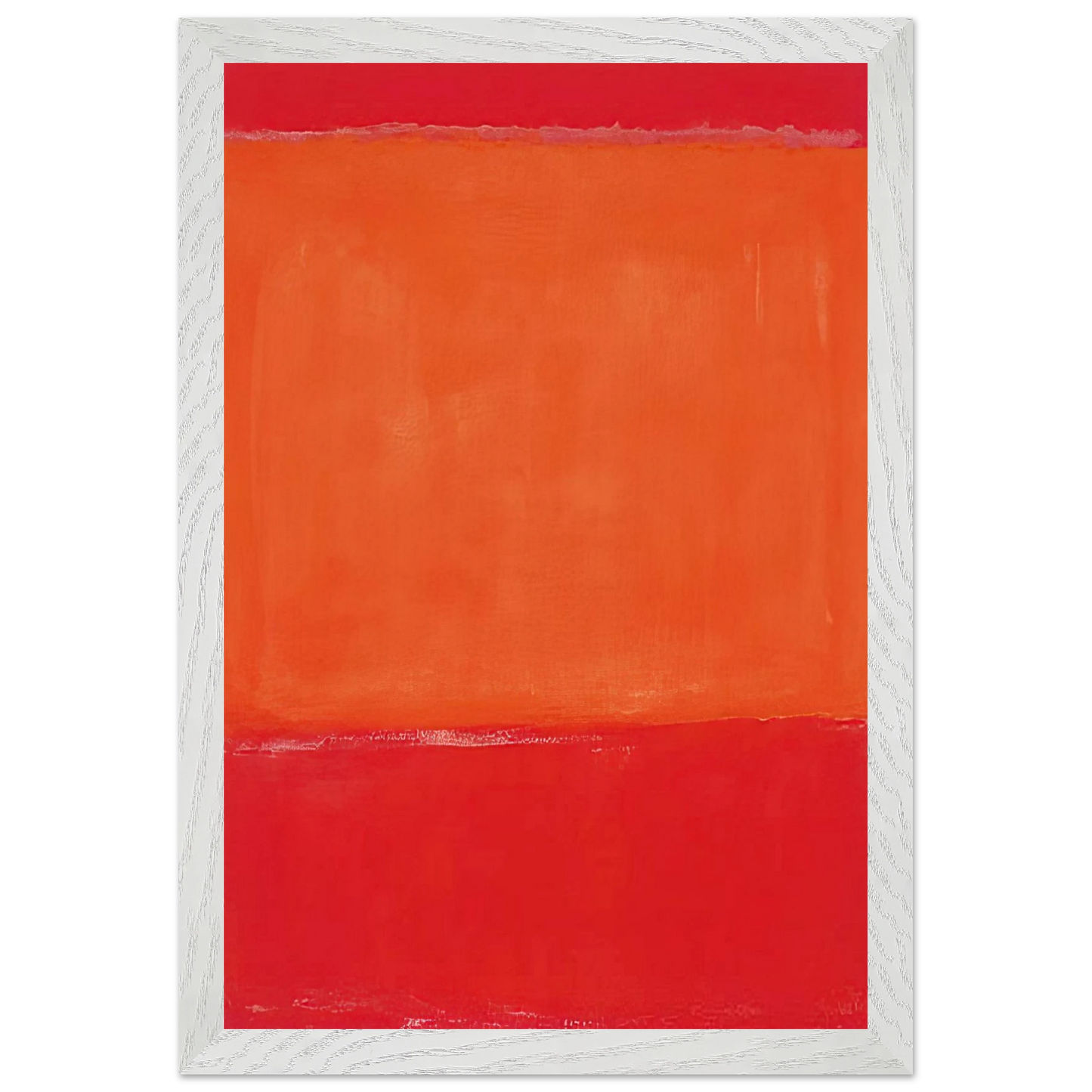 Mark Rothko - Ochre and Red on Red - 1957 Wall Art - 21x29.7 cm / 8x12" - Premium Wooden Framed Poster With Fine Art Paper-canvas - Wood frame