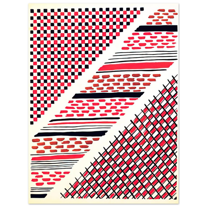 Sonia Delaunay - COMPOSITION 13  75x100 cm / 30x40inches Fine Art Poster