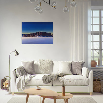 Greenland Coast - Rockwell Kent Brushed Aluminum Print - 70x100 cm / 28x40 inches | Rockwell Kent Aluminum Print | Rockwell Kent Prints