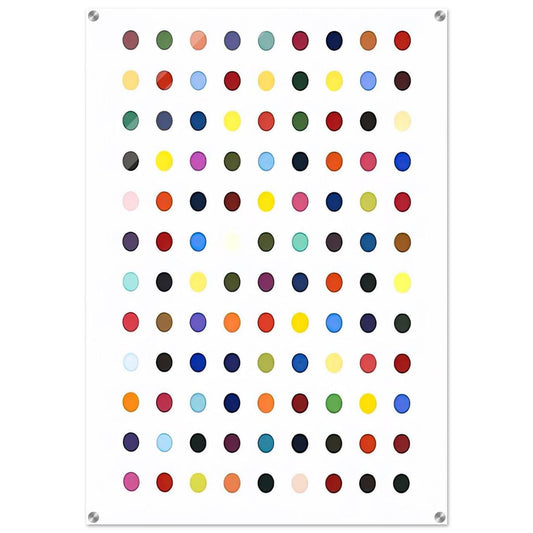 FLUMEQUINE - Damien Hirst Acrylic Print - 70x100 cm / 28x40″ inches
