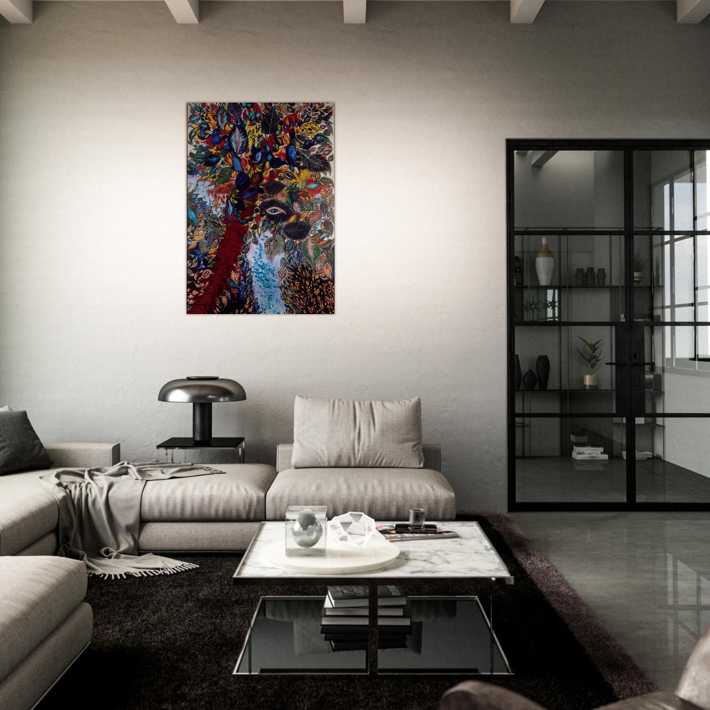 The Tree of Paradise - Seraphine Louis Brushed Aluminum Print - 70x100 cm / 28x40 inches | Seraphine Louis Aluminum Print | Seraphine Louis Prints