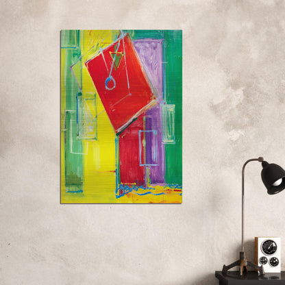 Untitled - Hans Hofmann Brushed Aluminum Print - 70x100 cm / 28x40 inches | Hans Hofmann Aluminum Print | Hans Hofmann Prints