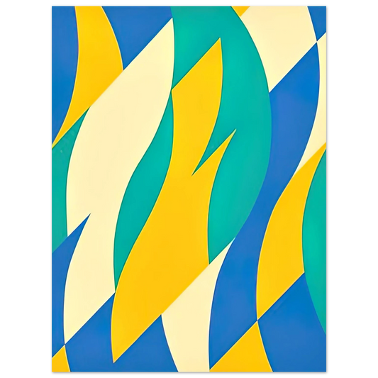 Bridget Riley - FOLD 2004  75x100 cm / 30x40inches Fine Art Poster