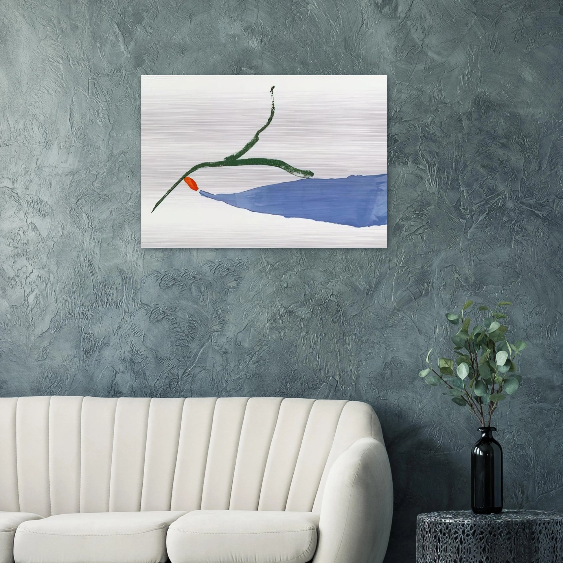 A Little Zen - 1970 - Helen Frankenthaler Brushed Aluminum Print - 70x100 cm / 28x40 inches | Helen Frankenthaler Aluminum Print | Helen Frankenthaler Prints