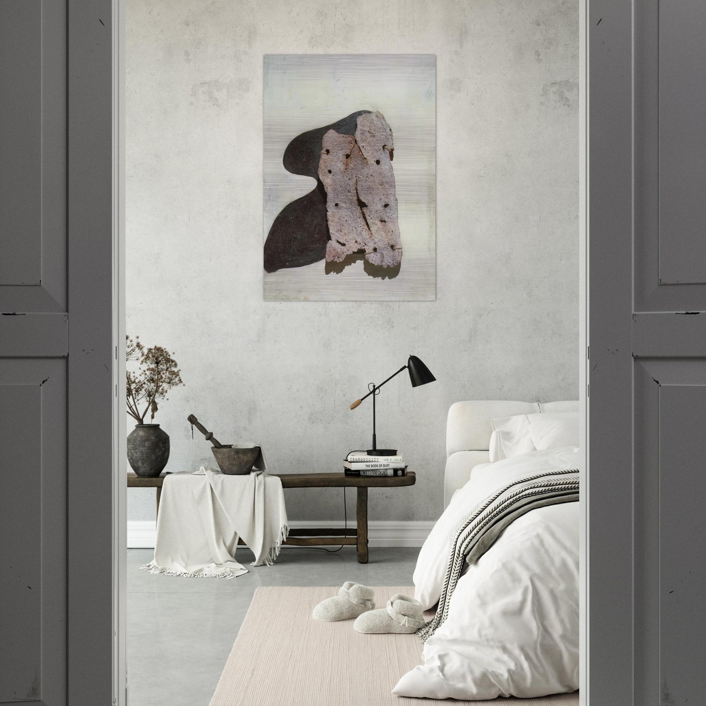 FEMALE NUDE - Salvador Dali Brushed Aluminum Print - 70x100 cm / 28x40 inches | Salvador Dali Aluminum Print | Salvador Dali Prints