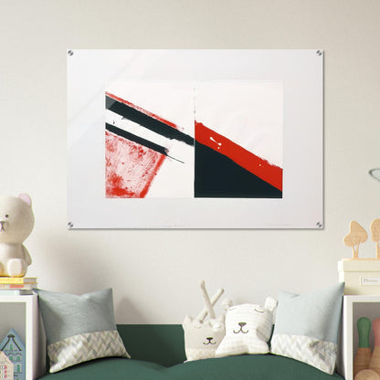 Who knows the beginning and who knows the end I - 1976 - Blinky Palermo Acrylic Print - 70x100 cm / 28x40″ inches