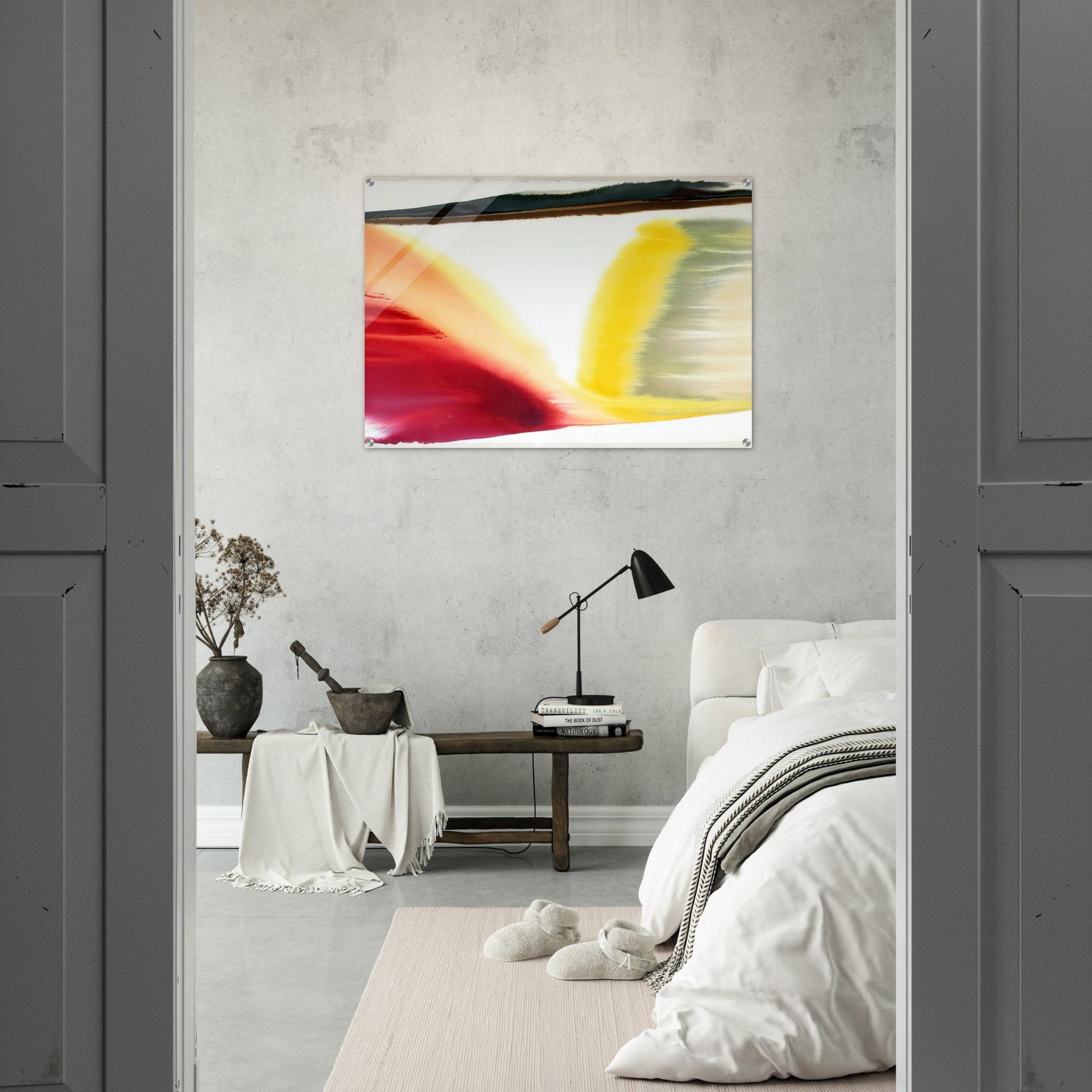 Phenomena Pointed East - Abstract Expressionism, Color Field Painting - Paul Jenkins Acrylic Print - 70x100 cm / 28x40″ inches