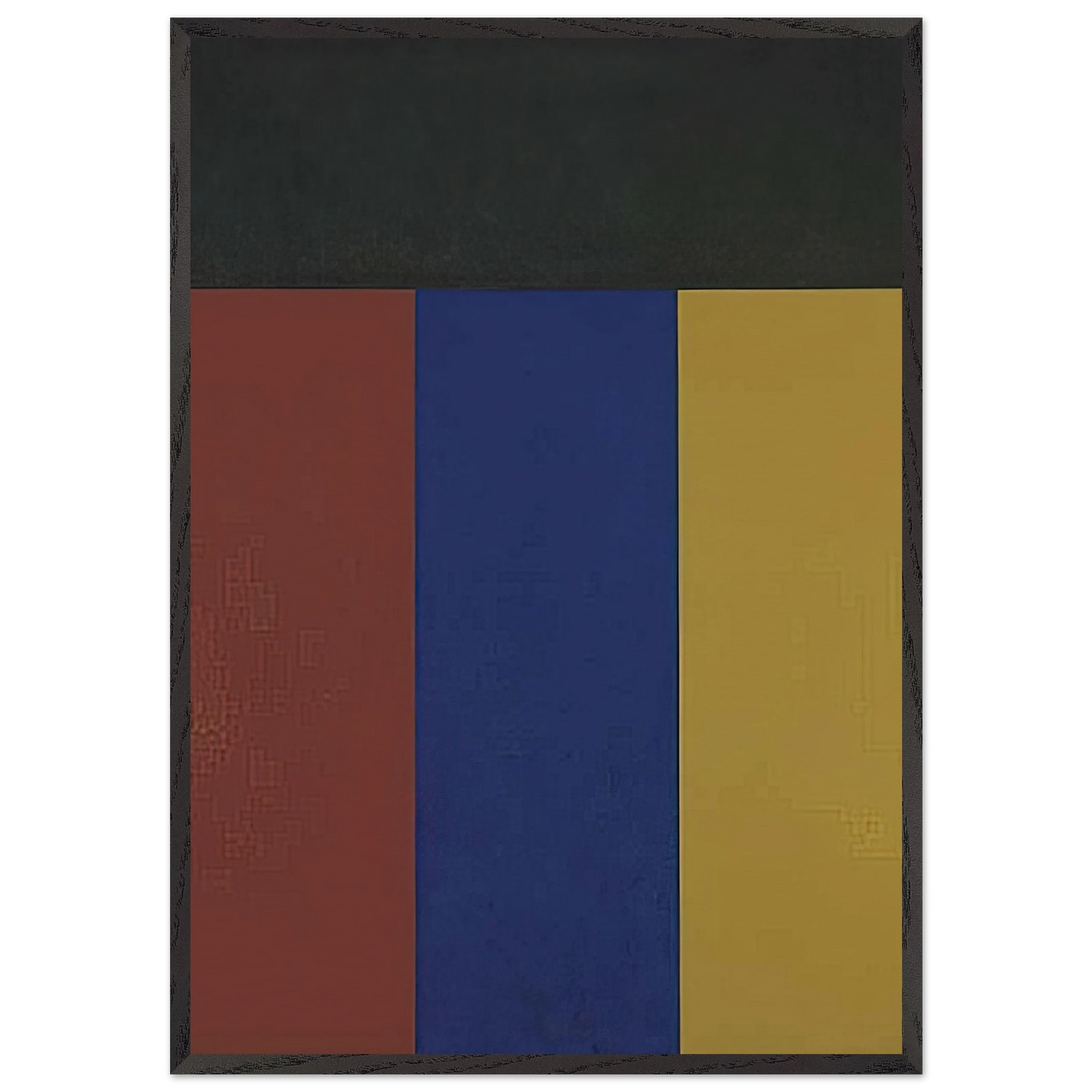 Elements V - 1984 - Brice Marden 70x100 cm / 28x40 inches Framed Art Print – Black Wooden Frame