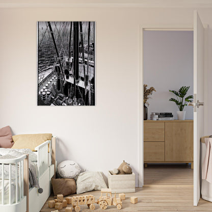 FREIGHTER SEPTEMBER 1936 1936 - MC Escher Brushed Aluminum Print - 70x100 cm / 28x40 inches | MC Escher Aluminum Print | MC Escher Prints | Maurits Cornelis Escher Prints