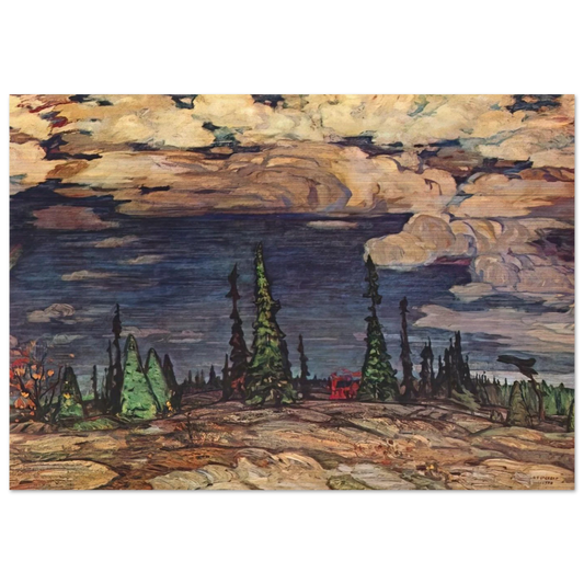 Terre Sauvage - 1913 - A.Y. Jackson Brushed Aluminum Print - 70x100 cm / 28x40 inches | A.Y. Jackson Aluminum Print | A.Y. Jackson Prints