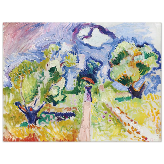 Henri Matisse - PROMENADE DES OLIVIERS 1905  75x100 cm / 30x40inches Fine Art Poster