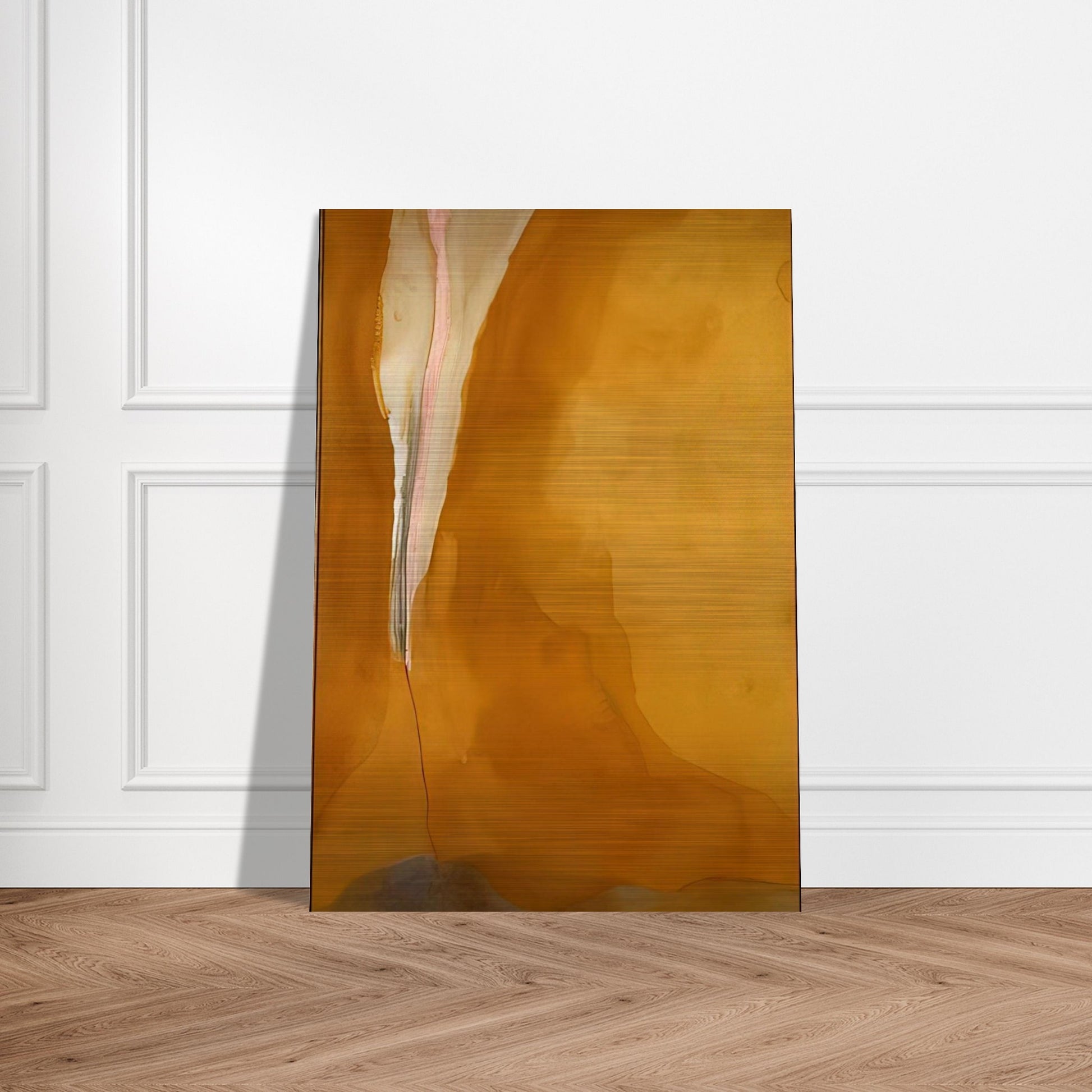 Coral Wedge - 1972 - Helen Frankenthaler Brushed Aluminum Print - 70x100 cm / 28x40 inches | Helen Frankenthaler Aluminum Print | Helen Frankenthaler Prints