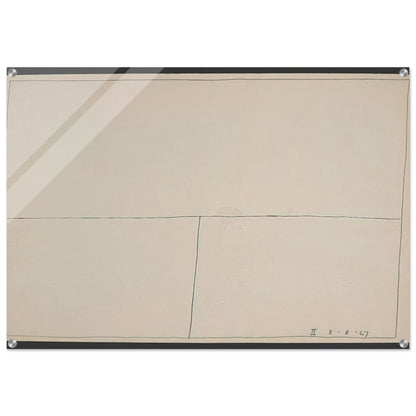 Twentieth Century Ikon Series 8.8.67 II - 1967 - Bob Law Acrylic Print - 70x100 cm / 28x40″ inches