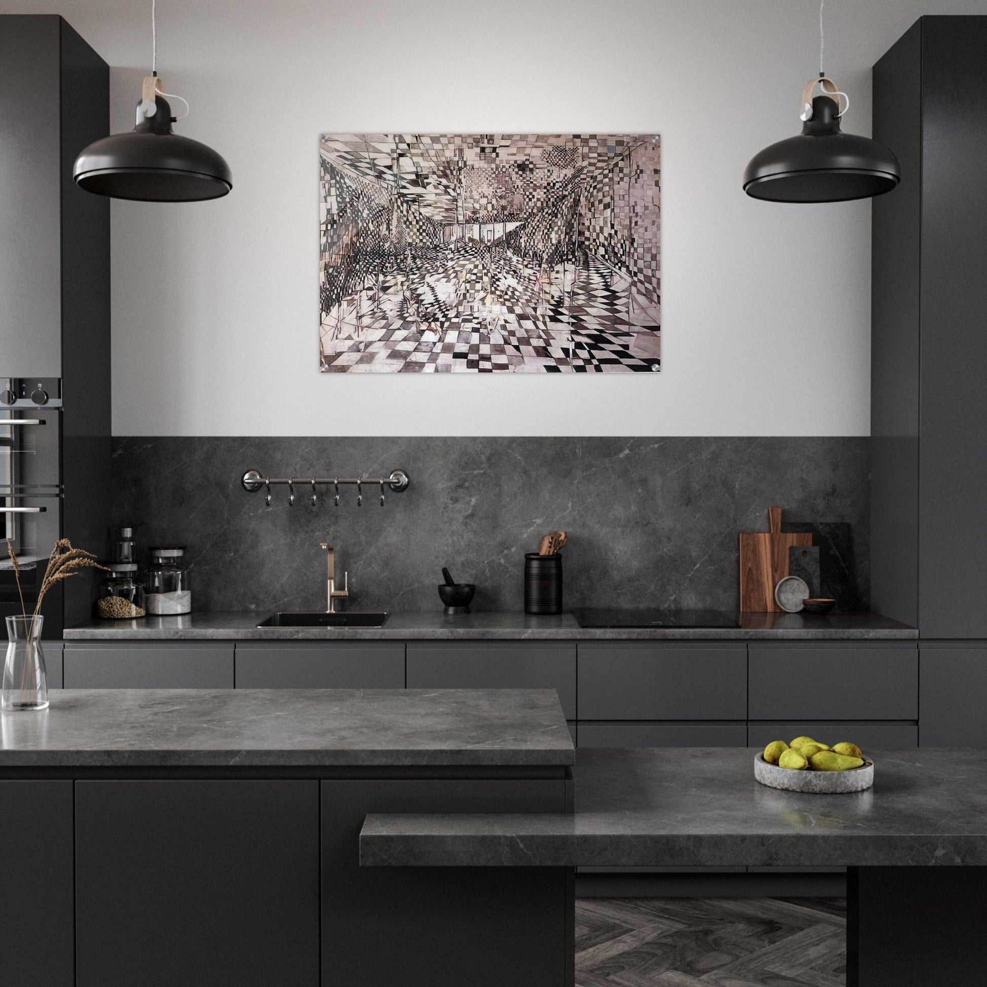 Enigma - 1947 - Maria Helena Vieira da Silva Acrylic Print - 70x100 cm / 28x40″ inches