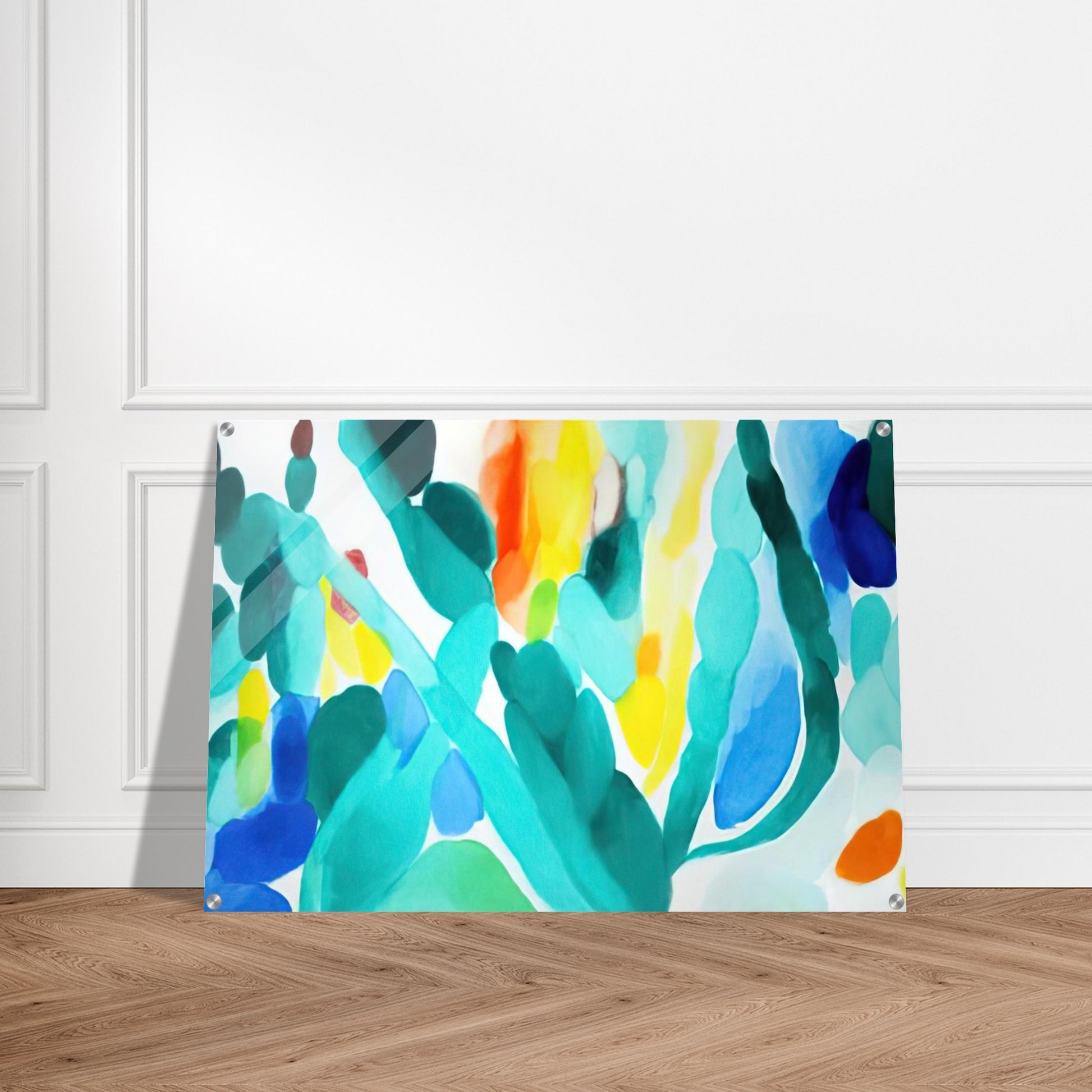 Green Swing - Alice Baber Acrylic Print - 70x100 cm / 28x40″ inches