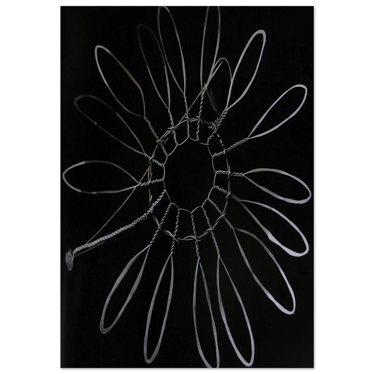 BROOCH 1936 - Alexander Calder Brushed Aluminum Print - 70x100 cm / 28x40 inches | Alexander Calder Aluminum Print | Alexander Calder Prints