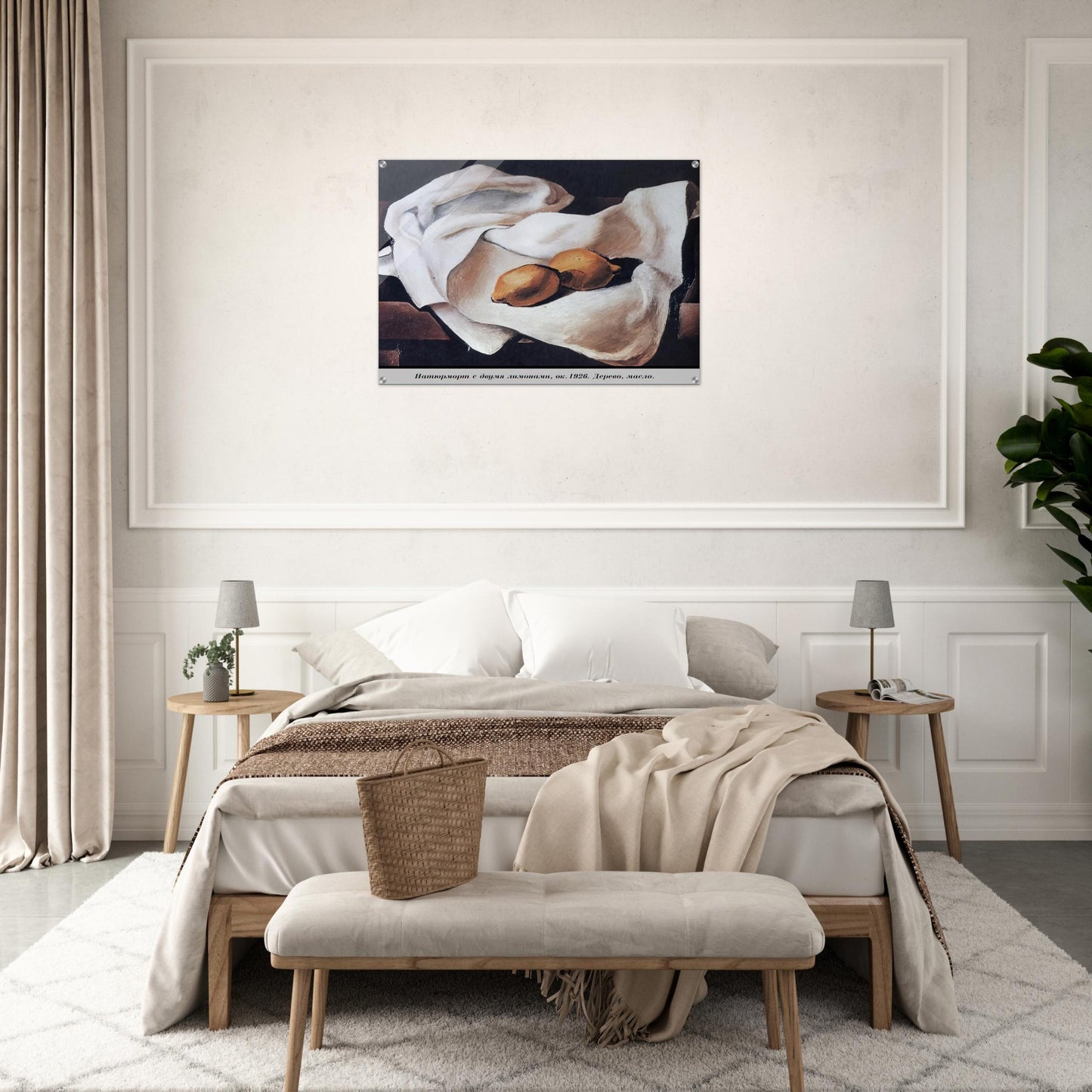 STILL LIFE WITH TWO LEMONS - Salvador Dali Acrylic Print - 70x100 cm / 28x40″ inches | Salvador Dali Wall Art | Salvador Dali Prints