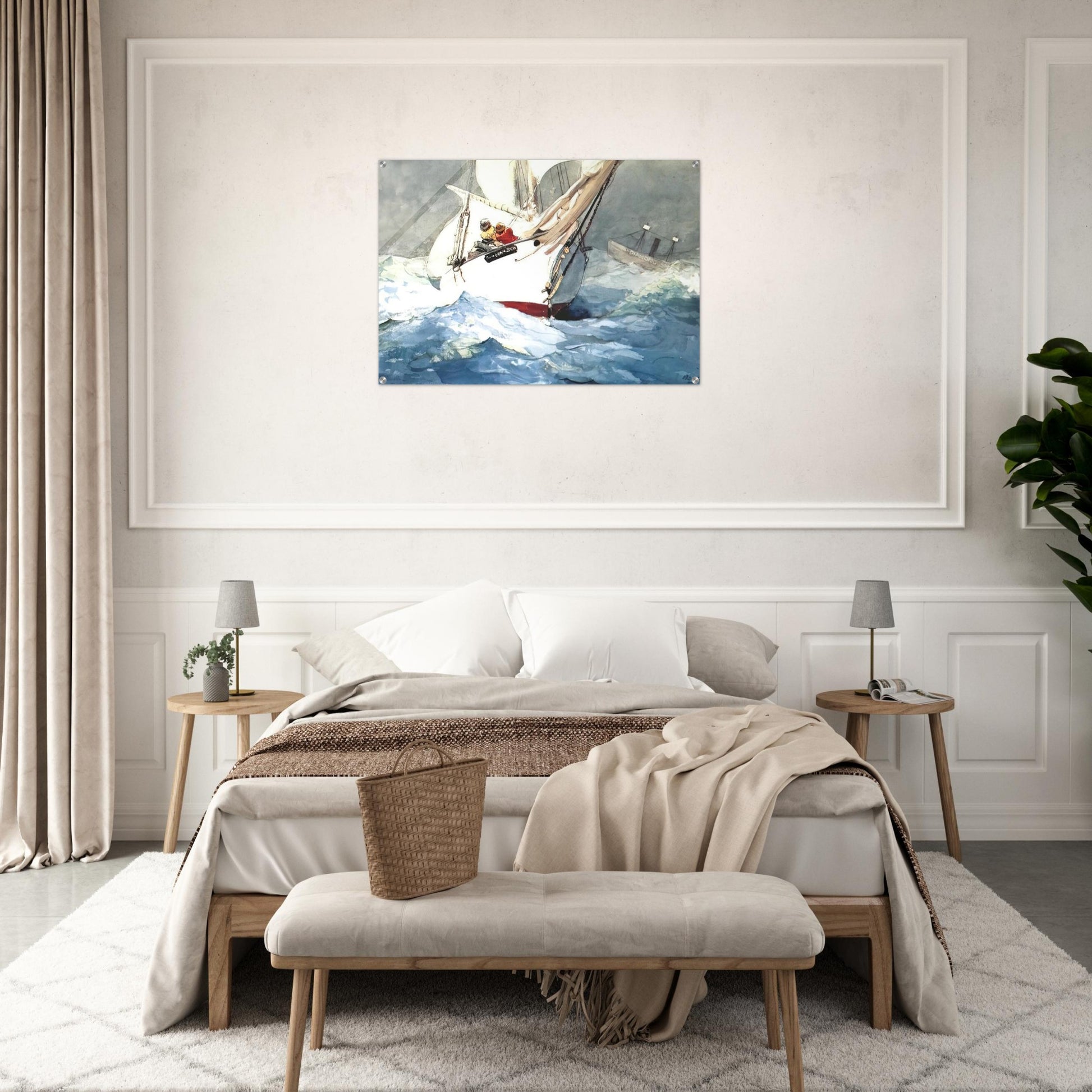DIAMOND SHOAL - Winslow Homer Acrylic Print - 70x100 cm / 28x40″ inches