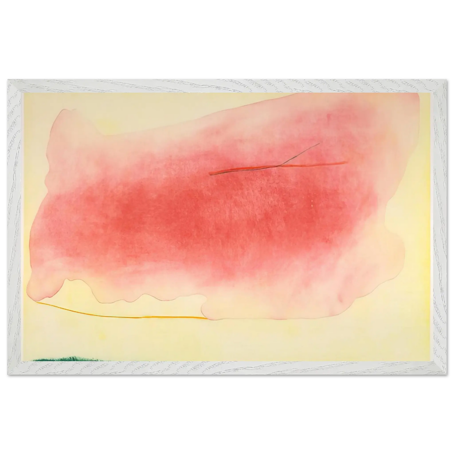Helen Frankenthaler - Nepenthe - 1972 Wall art - 45x60 cm / 18x24 Inches - Premium Wooden Framed Poster With Fine Art Paper - Wood frame