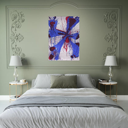 Damn Braces - Sam Francis Brushed Aluminum Print - 70x100 cm / 28x40 inches | Sam Francis Aluminum Print | Sam Francis Prints