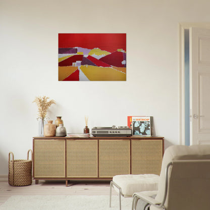 Agrigente - 1953 - Nicolas de Stael Brushed Aluminum Print - 70x100 cm / 28x40 inches | Nicolas de Stael Aluminum Print | Nicolas de Stael Prints