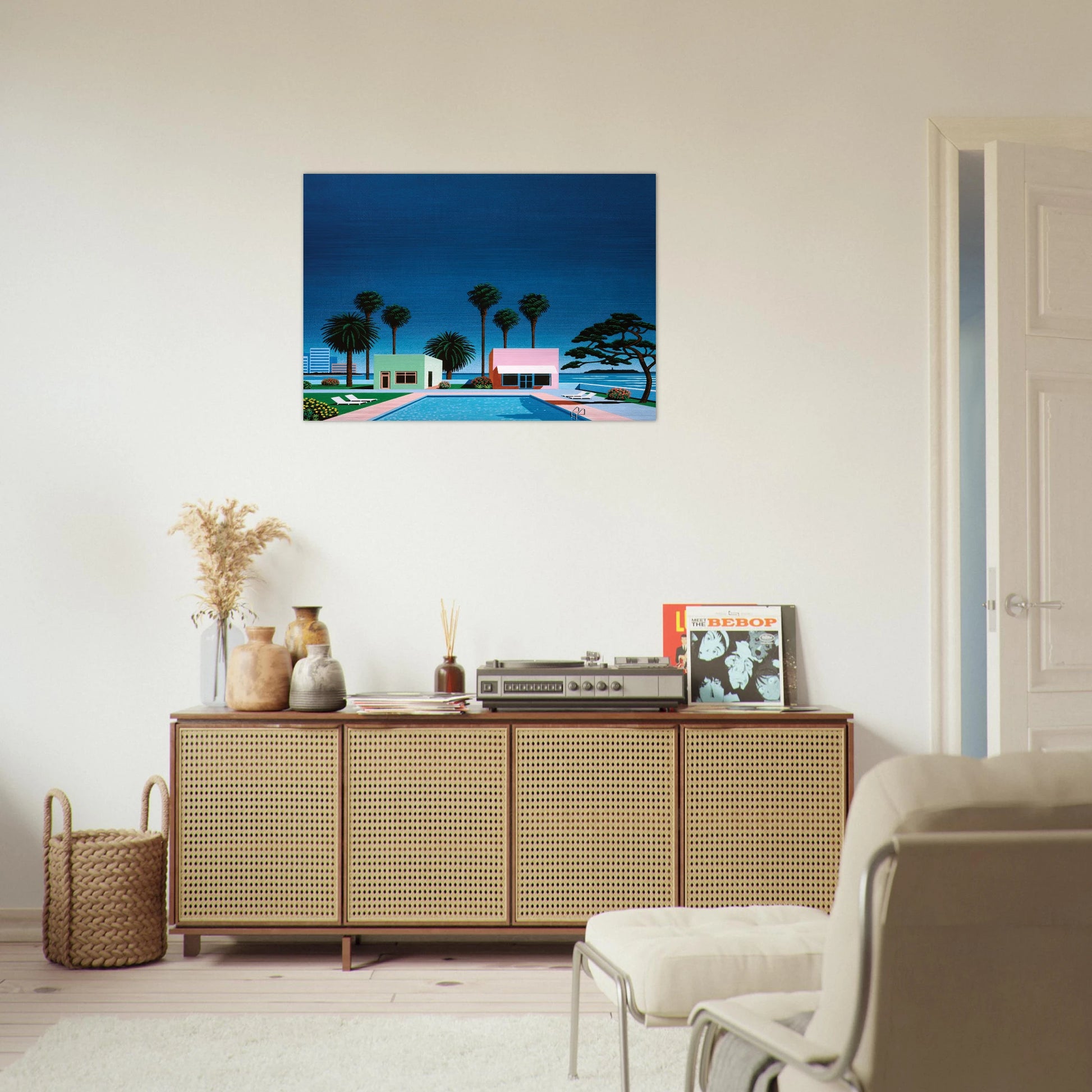 Pacific Breeze - Hiroshi Nagai Brushed Aluminum Print - 70x100 cm / 28x40 inches | Hiroshi Nagai Aluminum Print | Hiroshi Nagai Prints