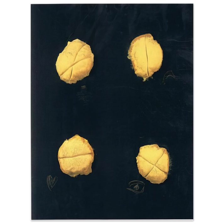 Antoni Tapies - FOUR 1992  75x100 cm / 30x40inches Fine Art Poster